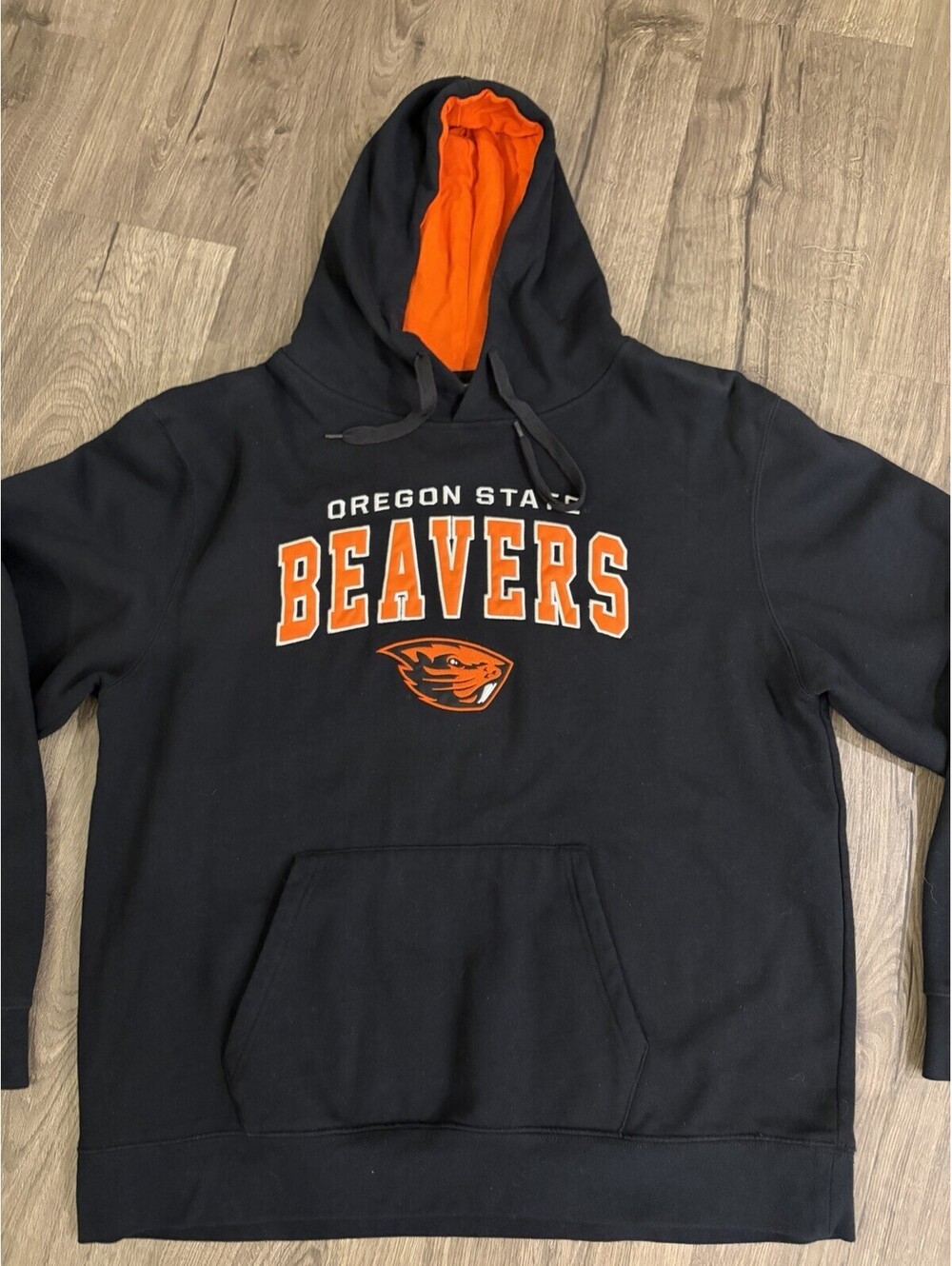 Oregon State Beavers Colosseum Men's XXL Hoodie Sweatshirt Black Arch Logo Sewn